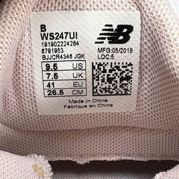 Size 9.5 - Women’s New Balance 247v2 pink shoes - Picture 9 of 9